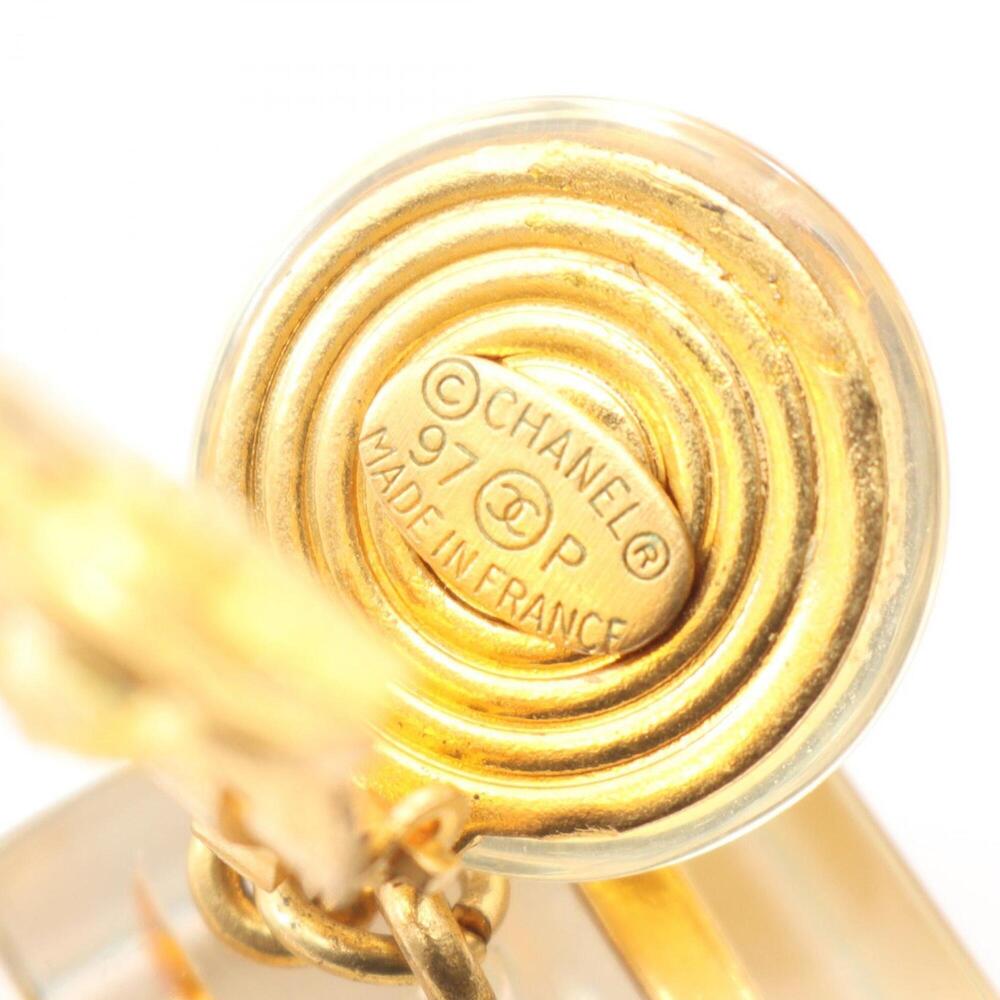 CHANEL White Logo Earrings - Picture 3 of 6